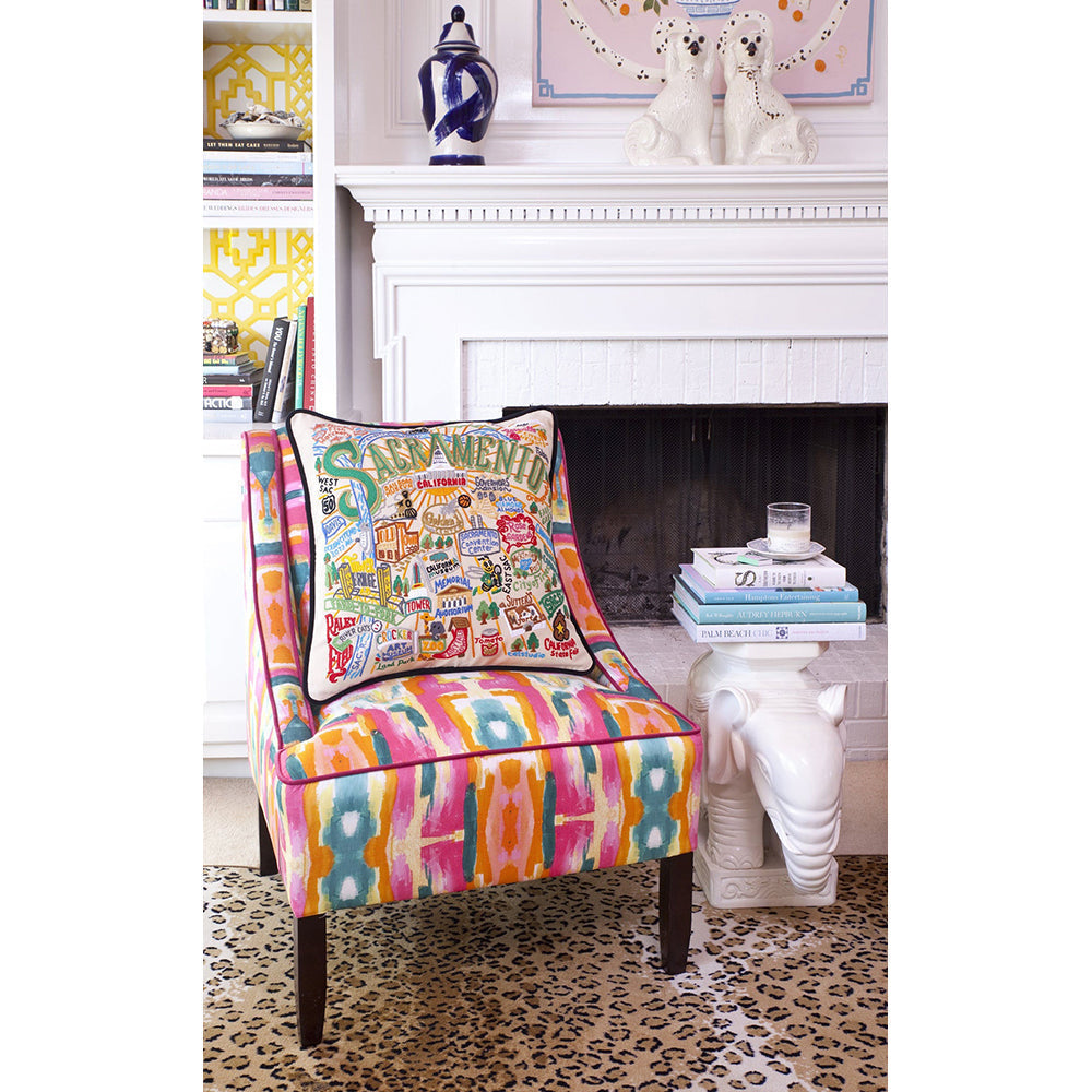 Sacramento Hand-Embroidered Pillow-3